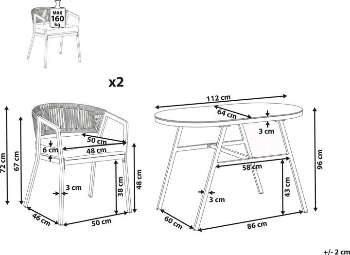 Image du produit Beliani Muros (64 cm)