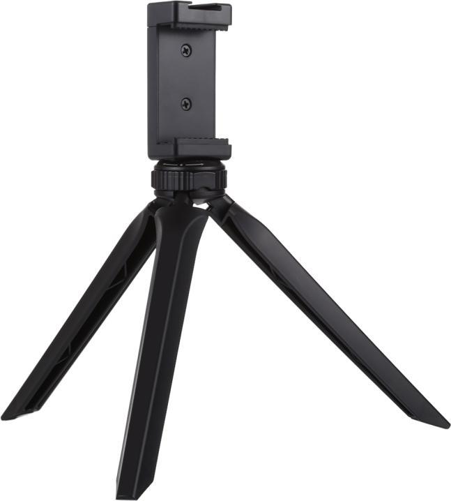 Image du produit Puluz Pocket Mini Plastic Tripod Mount with Phone Clamp for Smartphones (Black) (Matières plastiques)