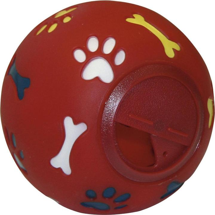 Image du produit Kerbl Snack ball f. dogs ø 11cm, rouge (Jouet intelligent chien)