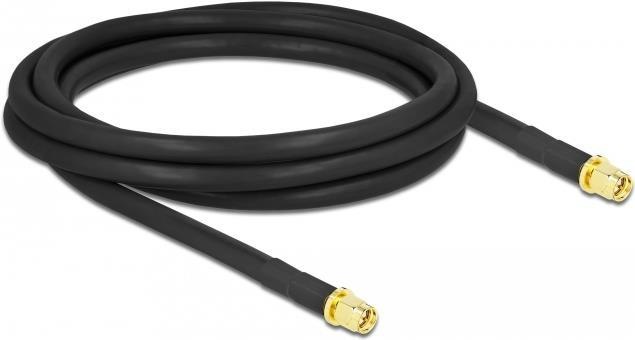 Delock Antennenkabel SMA Stecker zu SMA Stecker LMR/CFD300 2 m low loss (0.31 dB, Antennenkabel)