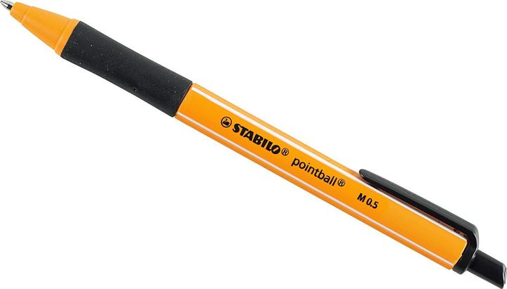 Produktbild STABILO pointball Druck-Kugelschreiber (Schwarz, 1 x)