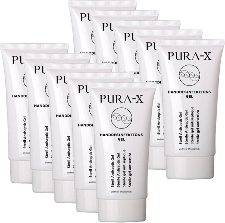 Actual product image Pura-X Set of 10 Sterile Antiseptic Gel (50 ml)