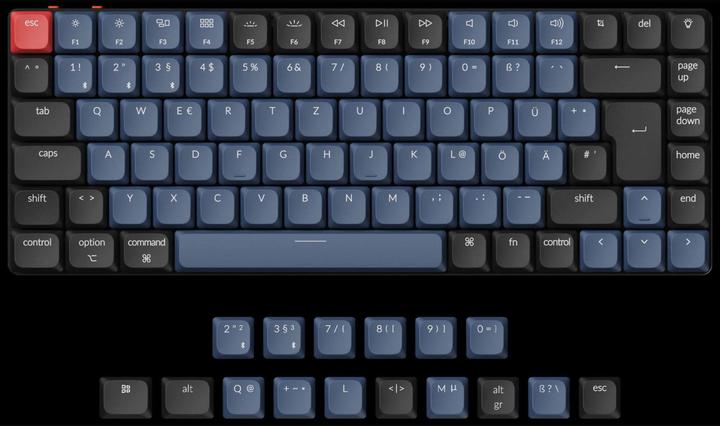 Produktbild Keychron K3 Pro (DE, Kabellos, Kabelgebunden)