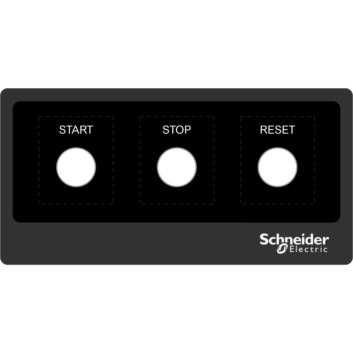 Schneider Electric Beschriftungsfeld, zum Aufkleben, ZBYLECUST02, Taster + Schalter