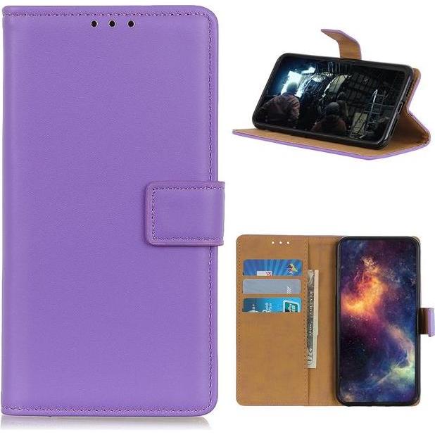 Thumbnail - MU Classic Classic II Leder Bookcover Series (Nokia 3.4), Smartphone Hülle, Violett
