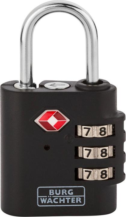 Produktbild Burg Wächter Zahlen-Vorhangschloss TSA 77 30 SB