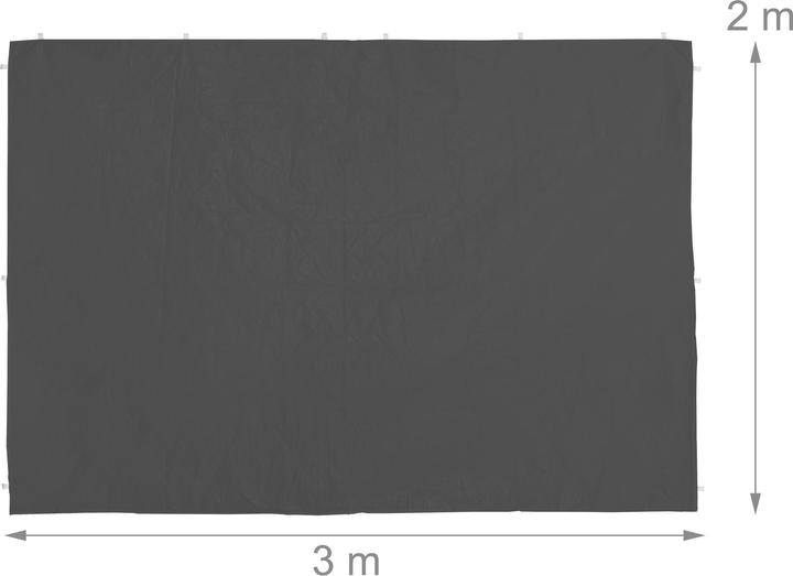 Actual product image Relaxdays Gazebo panels (300 cm, 300 cm)