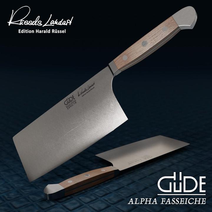 Actual product image Gude Alpha Oak Chinees koksmes 18 cm eikenhout (18 cm)