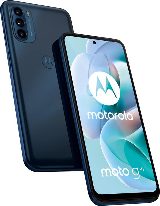 Produktbild Motorola Moto G41 (128 GB, Meteorite Black, 6.43", Hybrid Dual SIM, 4G)