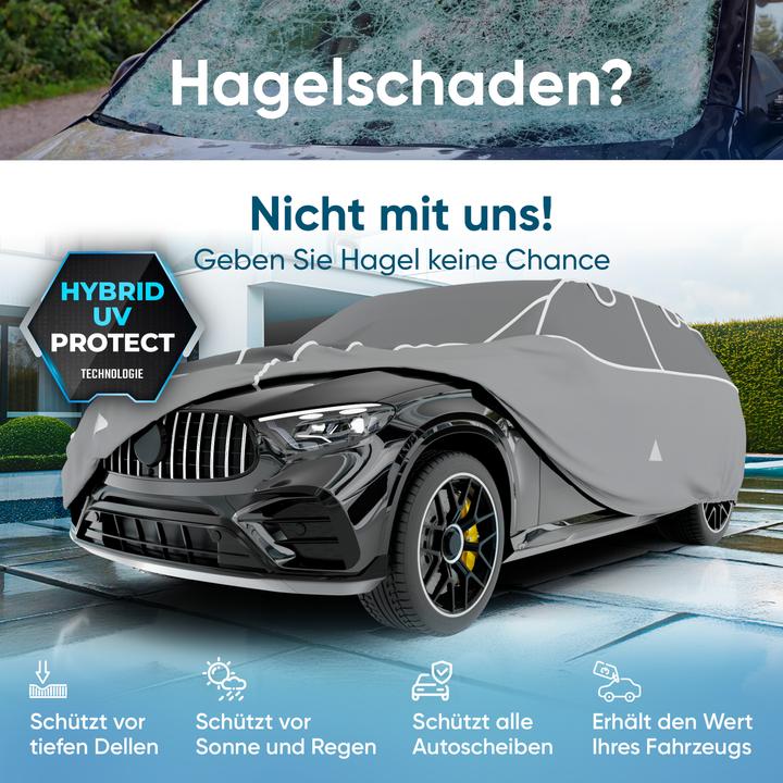 Actual product image Walser Car hail protection tarpaulin Hybrid UV Protect hail protection garage SUV/VAN size 7