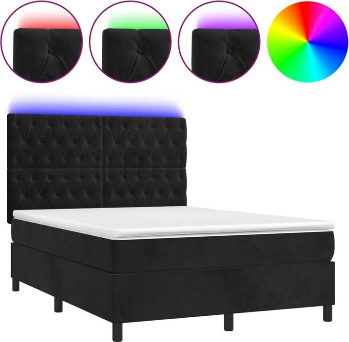 Produktbild vidaXL Boxspringbett (140 x 190 cm)