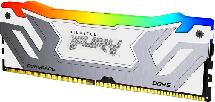 Actual product image Kingston 48GB 8800MT/s DDR5 CL42 CUDIMM Kit of 2 FURY Renegade RGB White (2 x 24GB, 8800 MHz, DDR5 RAM, CU-DIMM)