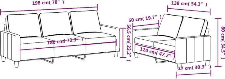 Actual product image vidaXL Sofagarnitur (Upholstery set)