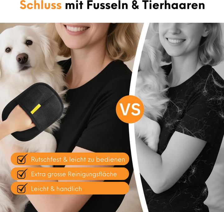 Image du produit Suba Gant pour enlever les poils d'animaux (Chien, Chat)