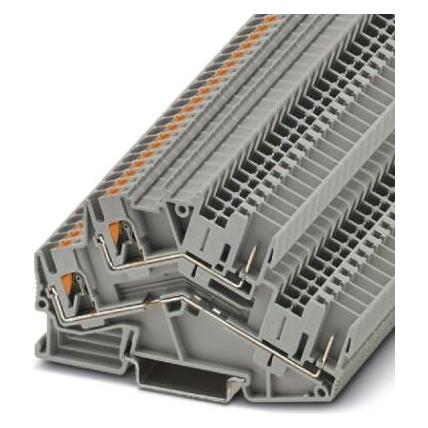Phoenix Contact Grigio Pttbs 2,5/2P 3211260 Terminale A Doppio Livello 0,14 Mm² 2,50 Mm² 50 Pz., Cavo + Spina Elettrica,