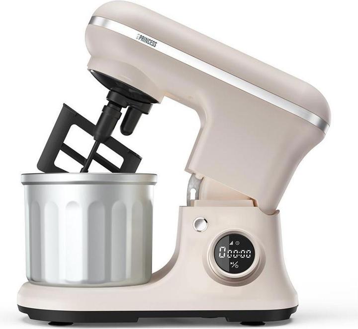 Productafbeelding Princess Keukenmachine 1200 W crèmewit, roestvrij staal