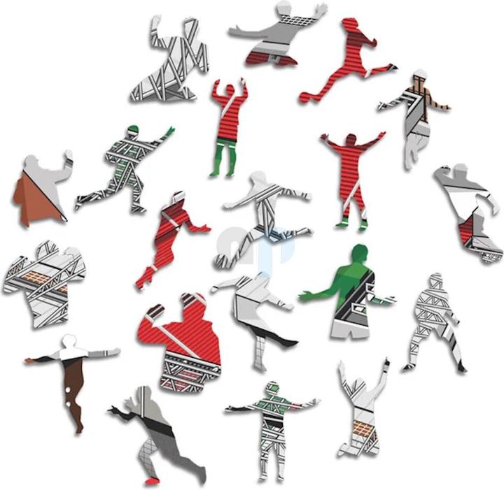 Actual product image Iconic Liverpool FC - Anfield Stadium - Wooden Puzzle Size M (270 pieces) (270 pieces)