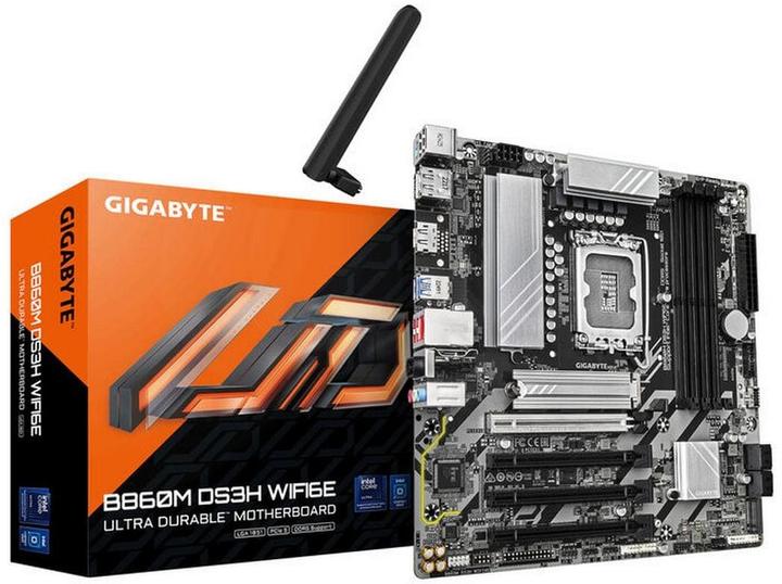 Productafbeelding Gigabyte MB GBT Intel 1851 B860M DS3H WIFI6E (LGA 1851, Intel B860, mATX)