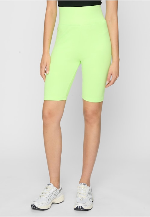 Immagine prodotto Urban Classics Pantaloncini da ciclismo a vita alta da donna 2-Pack (XS)