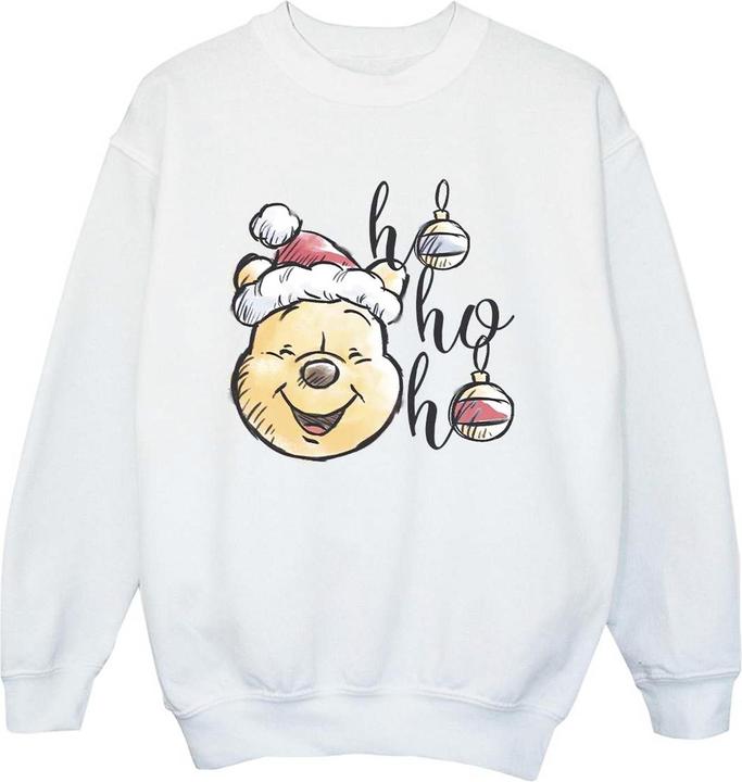 Actual product image Disney Boys Winnie The Pooh Ho Ho Ho Baubles Sweatshirt (140, 146)