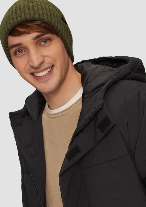 Produktbild S.Oliver Mütze Gerippte Strickmütze aus Baumwolle (M)