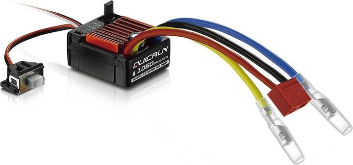 Produktbild Hobbywing QuicRun 1060 Brushed Regler T-Stecker 60A für 1:10