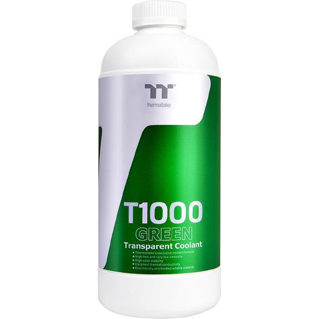 Thermaltake T1000 Coolant Green (1000 ml, Farbzusatz), Wasserkühlung Wasserzusatz, Grün