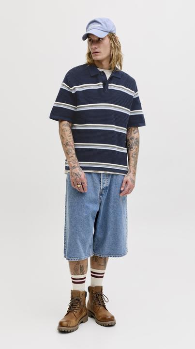 Produktbild Jack & Jones Jormaine Knit Stripe Polo Sn (M)