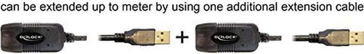 Image du produit Delock Câble d'extension actif USB 2.0 (15 m, USB 2.0)