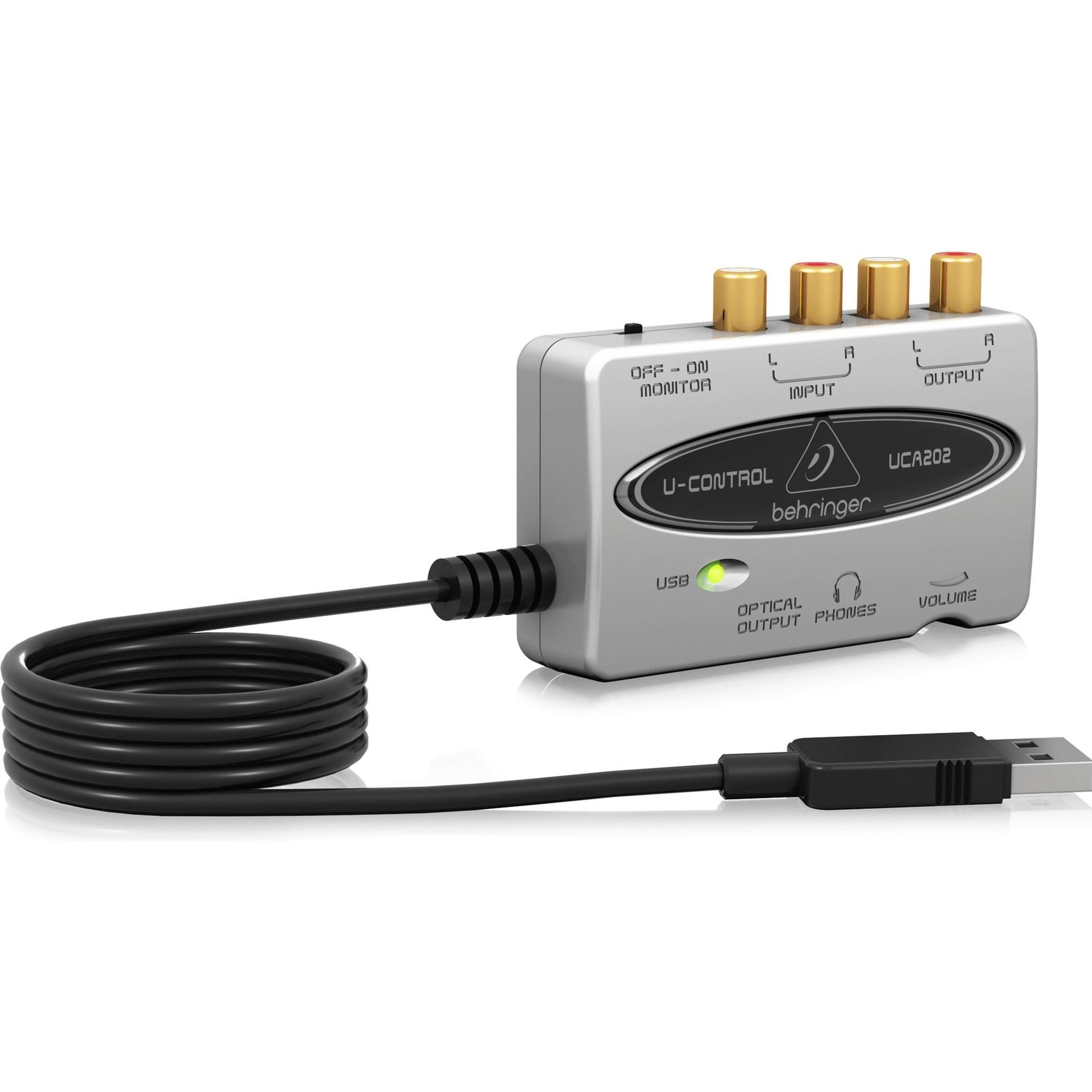 Thumbnail - Behringer UCA202 Aufzeichnende Audio-Schnittstelle (USB), Audio Interface