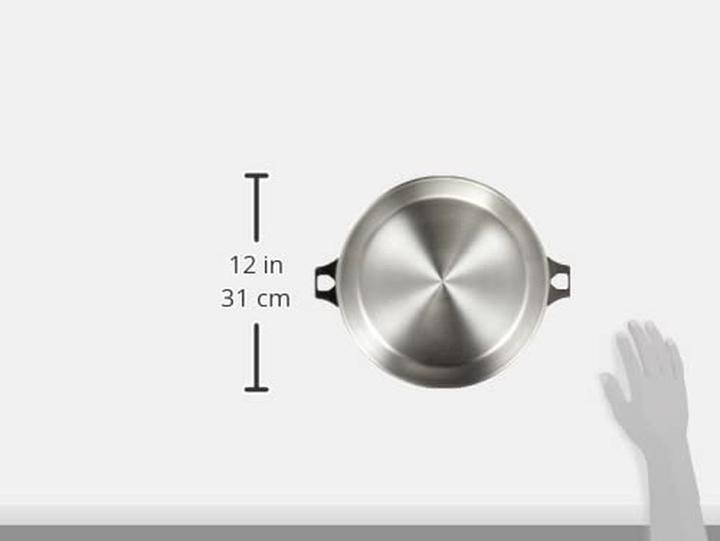 Produktbild de Buyer Twisty Bratpfanne ohne Stiel Induktion (28 cm, Bratpfanne, Edelstahl)