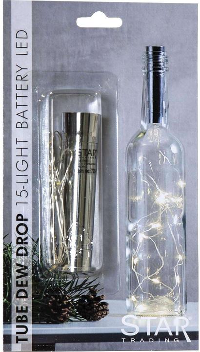Produktbild Star Trading Lichterkette Dew Drop silber (0.75 m)