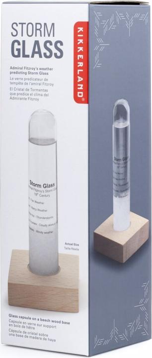 Actual product image Kikkerland Storm Glass