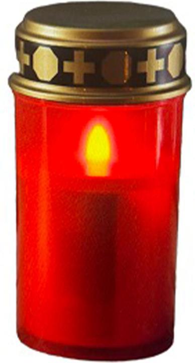 Produktbild 4er-Set Solar LED-Grabkerze mit Erdspiess (4x)