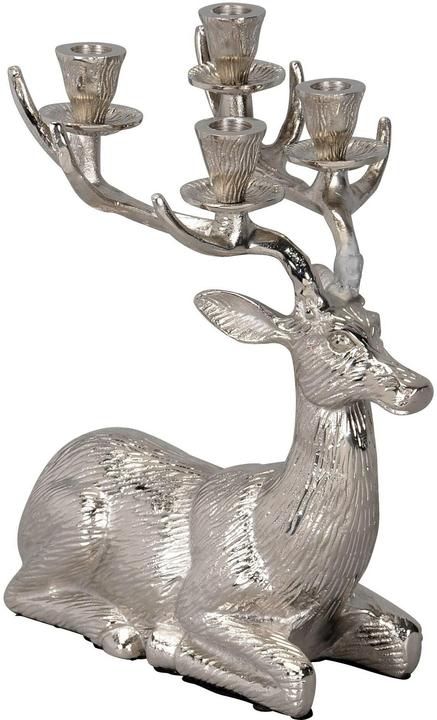 Produktbild Cocon Kerzenhalter Hirsch, Silber