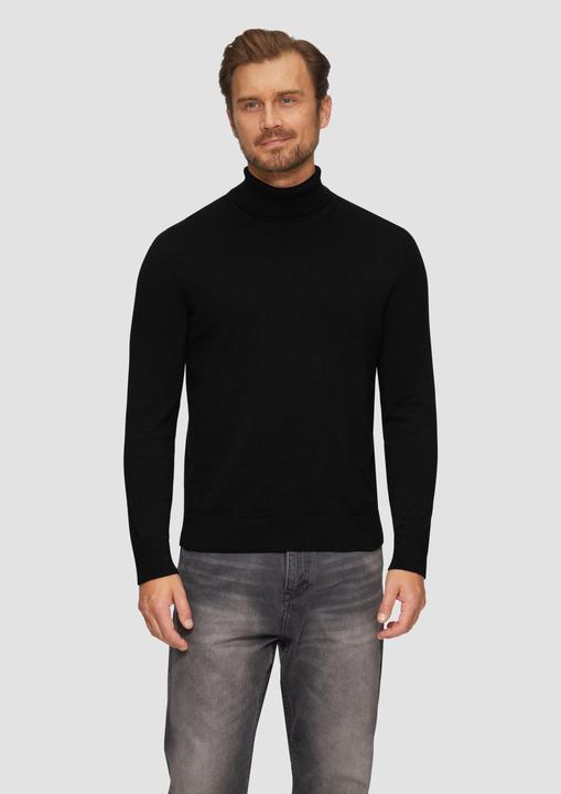 Produktbild s.Oliver Strickpullover Rollkragenpullover aus Baumwolle (3XL)