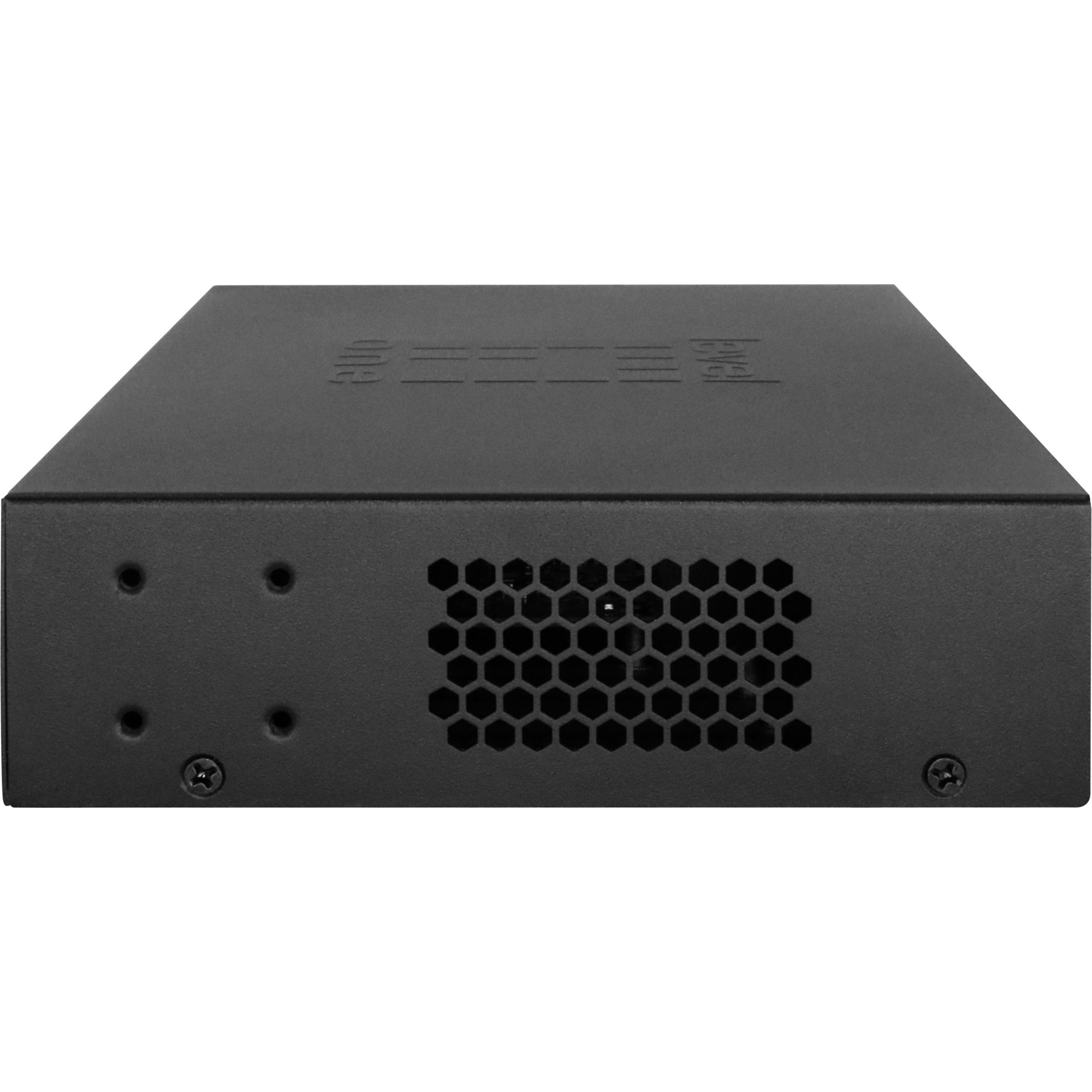 Thumbnail - LevelOne Switch 8x GE GES-2208 Hilbert 10" (8 Ports), Netzwerk Switch, Schwarz