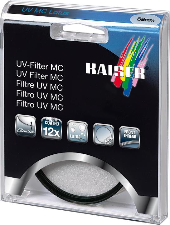 Produktbild Kaiser Fototechnik UV-Filter MC Lotus 37 mm (37 mm, UV-Filter)