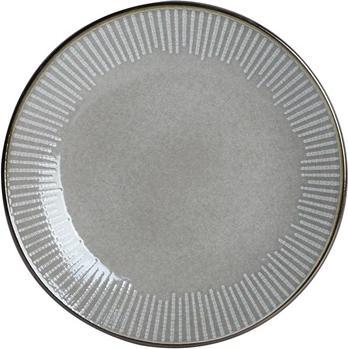 Domoletti Plate Pad Print Met Rim Brown 21cm (21 cm)