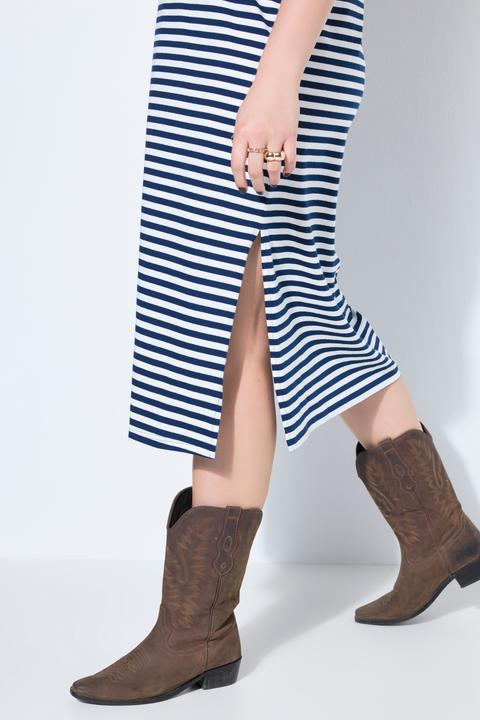 Image du produit Studio Untold Robe en jersey, oversized, rayures, col rond, sans manches (46, 48)