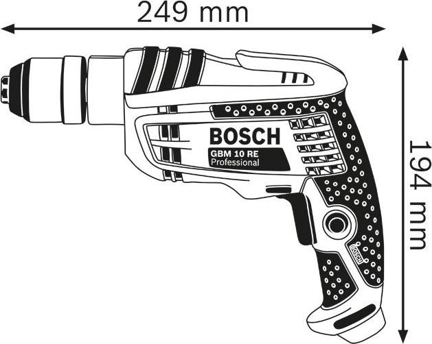 Produktbild Bosch Professional Bohrmaschine GBM 10 RE (Netzbetrieb)
