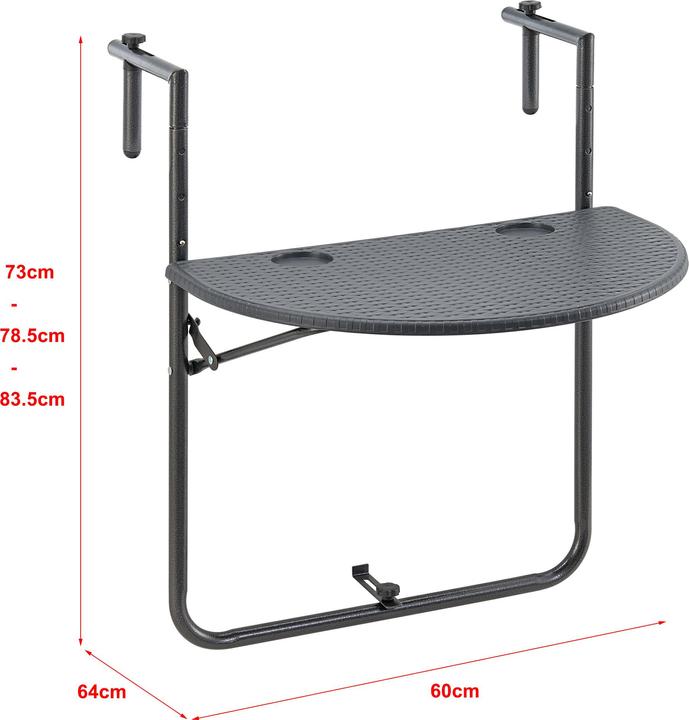 Produktbild En.Casa Cicala (60 x 64 x 83.50 cm)