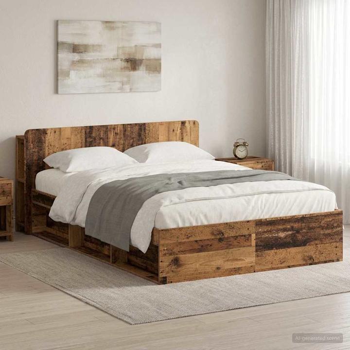 Actual product image vidaXL Bettrahmen (140 x 190 cm)