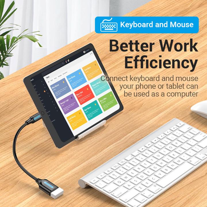 Actual product image Vention USB C — USB A (0.15 m, USB 3.1)