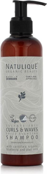 Actual product image Natulique Curls & Waves Shampoo (Liquid shampoo, 250 ml)
