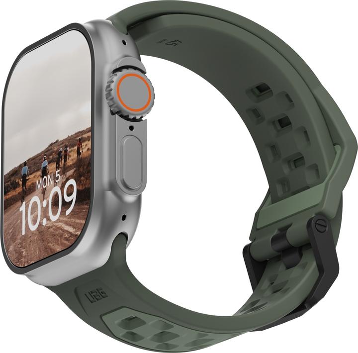 Actual product image UAG Civilian Strap- Apple Watch Ultra/42/44/45mm- olive drab- (Silicone)
