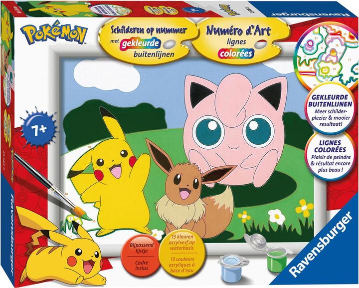 Actual product image Ravensburger Painting by Numbers - Pokémon