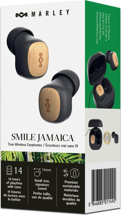 Productafbeelding House of Marley Smile Jamaica TWS oordopjes (24 h, Draadloze)