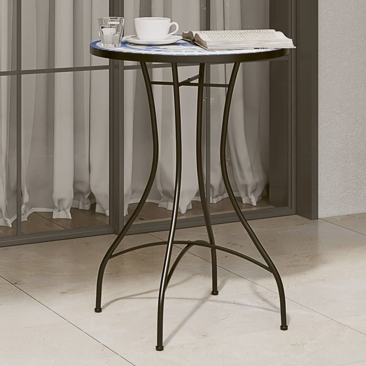 Produktbild VidaXL Mosaik-Bistrotisch Ø50 x 70 cm Keramik (50 cm)