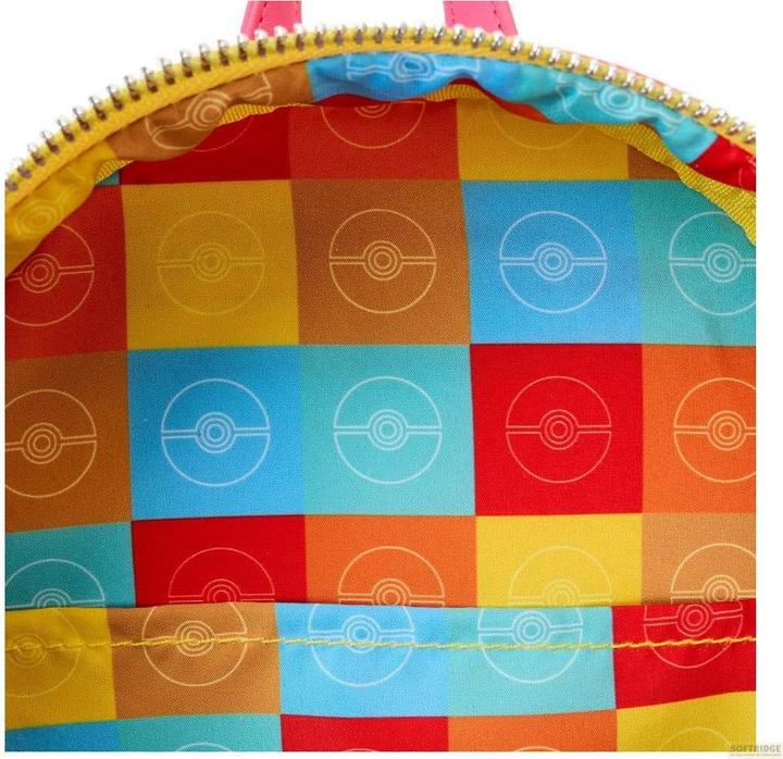 Actual product image Loungefly Pokemon by mini backpack Holiday Pikachu